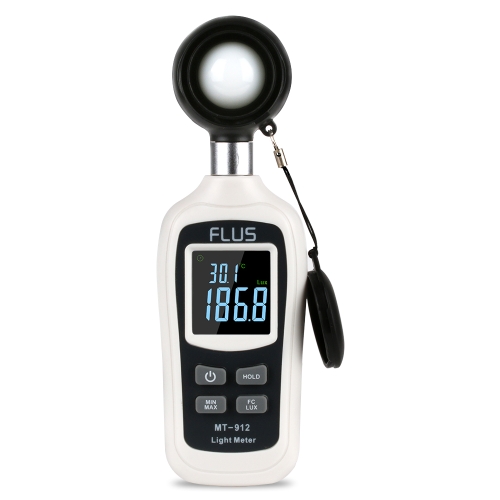 Luxometro Digital Portatil Medicion Temperatura Luminómetro MT-912