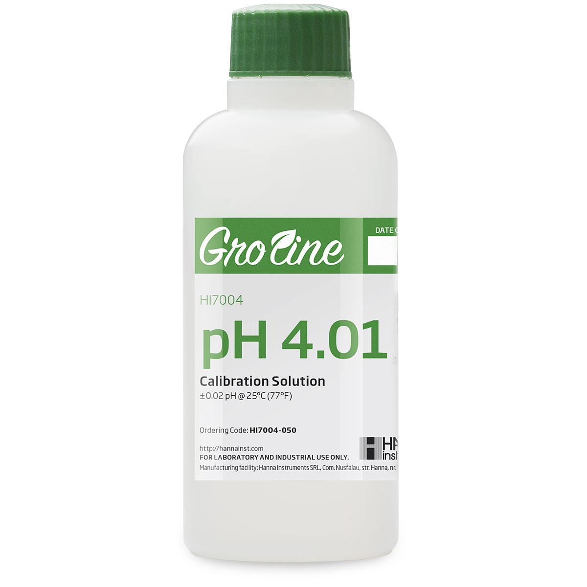 Solución Calibración Presicion Ph 4.01 Hanna Hi7004 500ml Groline