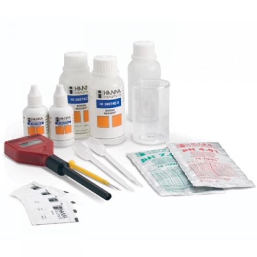 Kit De Prueba Boro Para Agua Riego Hanna Hi38074