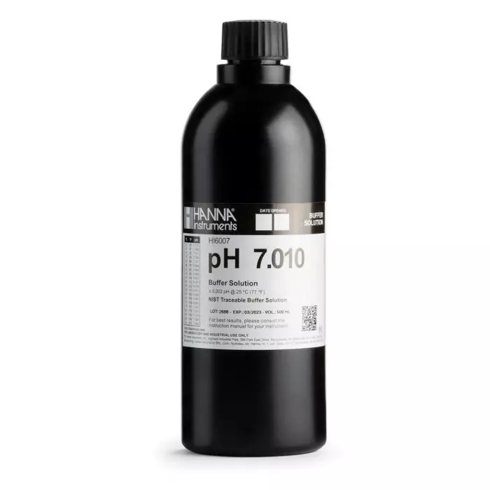 Buffer Calibracion Ph 7.010 Botella 500ml Hanna Hi6007