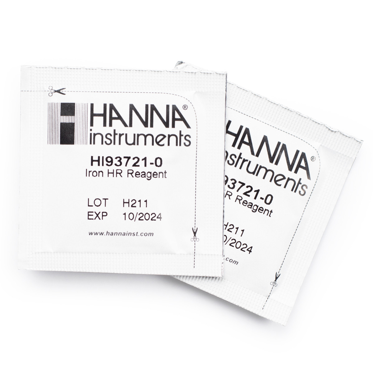 Kit 100 Reactivos Test Colorimetro Hierro Hanna Hi93721-01
