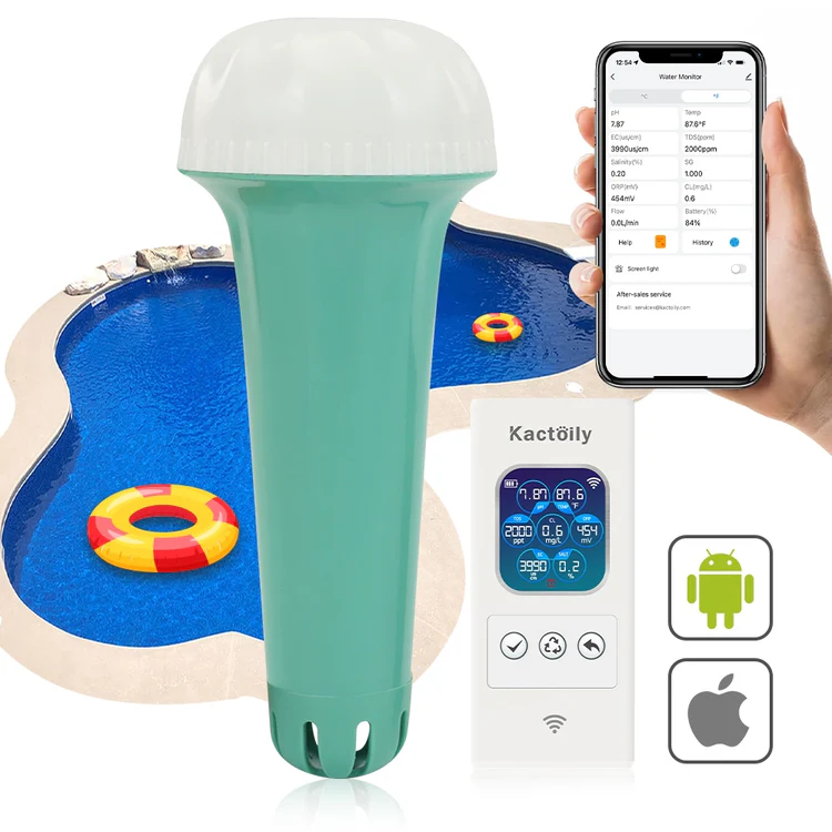 Medidor Ph Agua Pileta Cloro Alcalinidad Dureza Tds 7 En 1 Kactoily