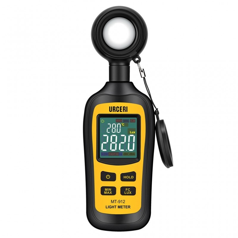 Luxometro Digital Medidor Luminosidad Luz Rango 200.000 Lux