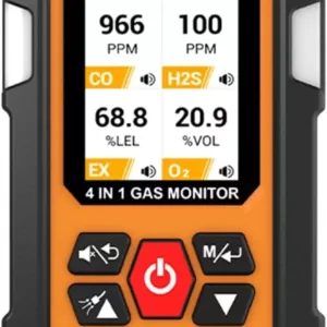 Detector 4 En 1 Gas Gases Fuga H2s O2 Co Lel Sndway Sw-7500d