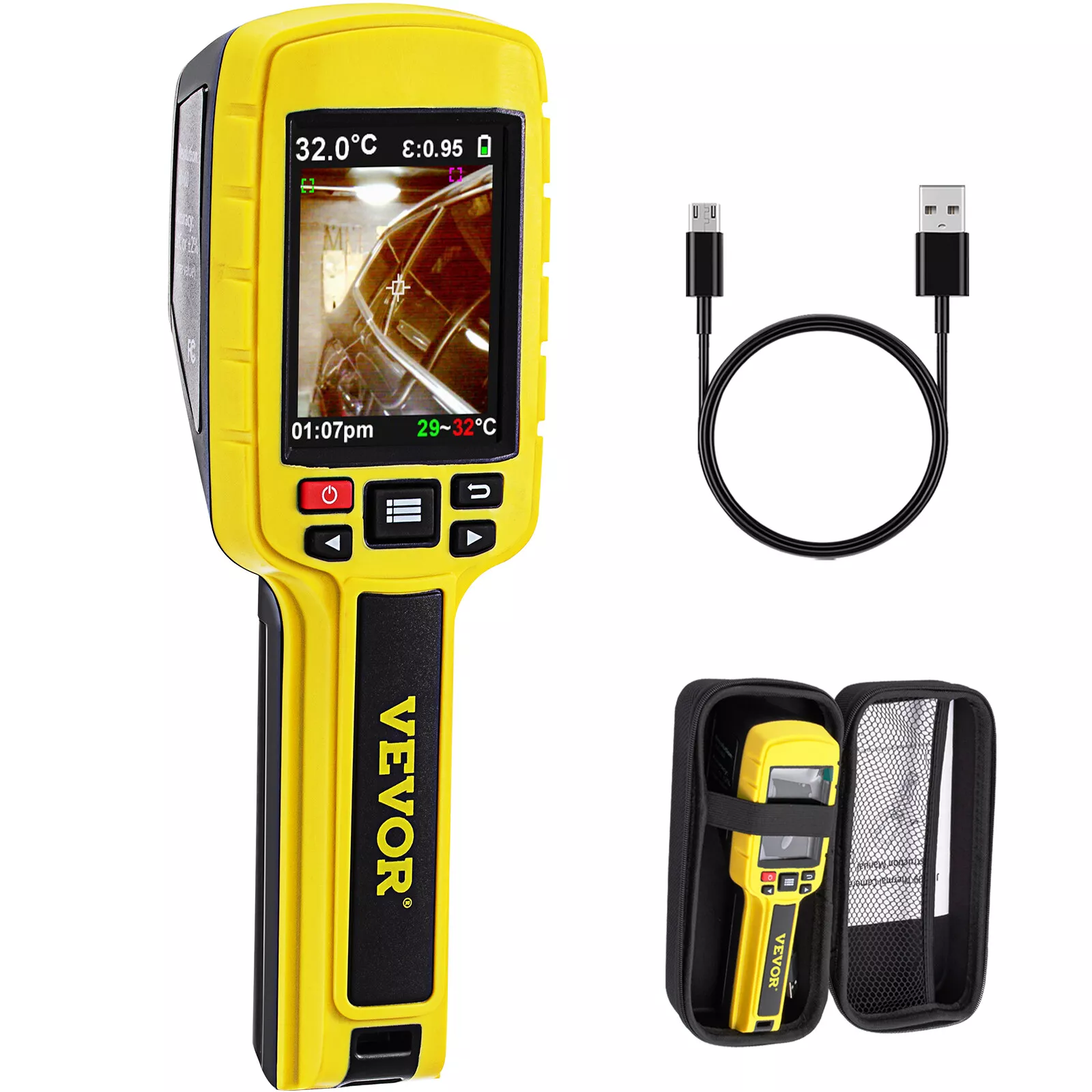 Camara Termografica Pistola Infrarroja Fugas Calor Presicion Vevor JD-109
