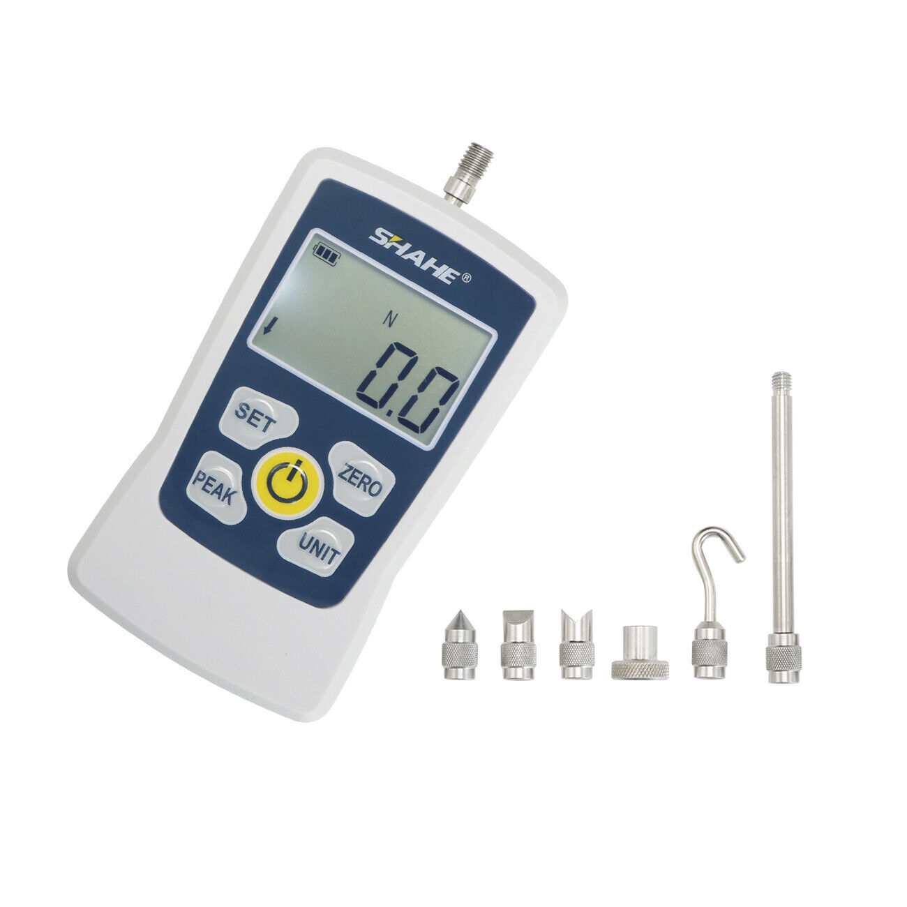 Dinamometro Digital Medidor Fuerza Empuje Traccion 20n 2kg Shahe AMF-20