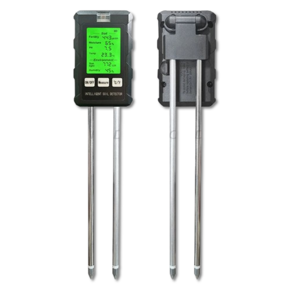Medidor Ph Digital Suelo Tierra Jardineria Humedad 6 En 1